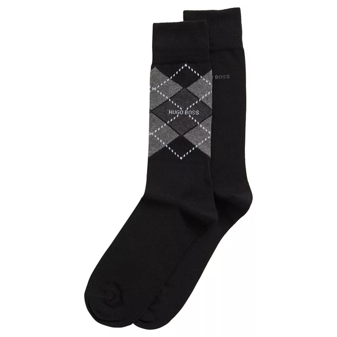 Boss Rs Argyle Cc Socken 2 Paare EU 39-42 Black günstig online kaufen