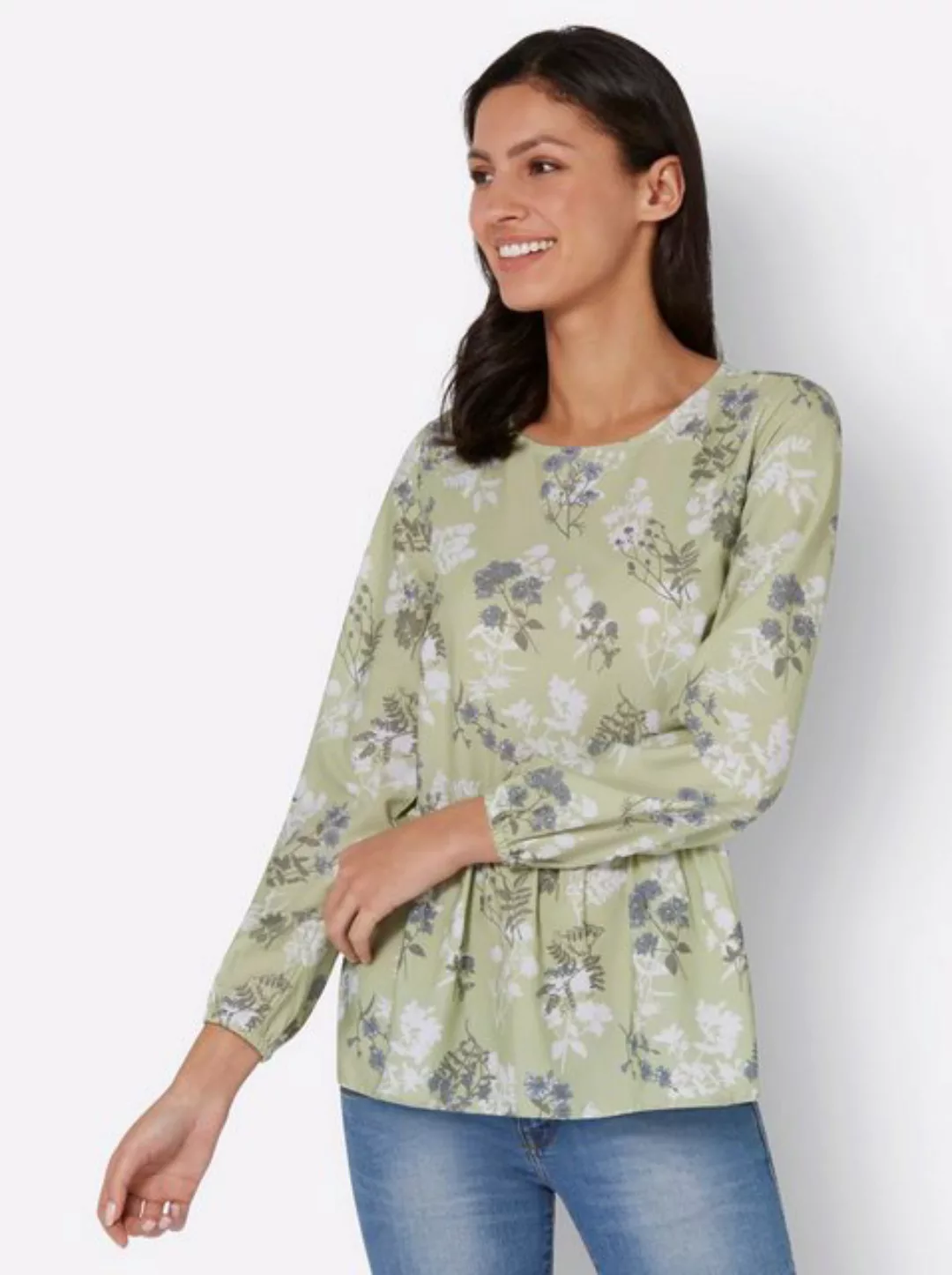 Sieh an! Klassische Bluse Schlupfbluse günstig online kaufen