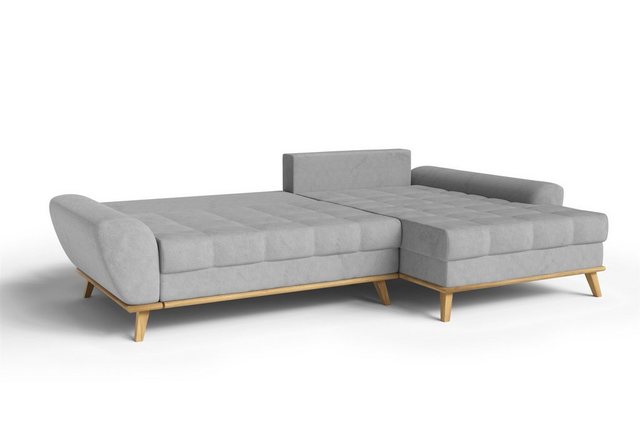 Fun Möbel Ecksofa Schlafsofa Sofa MARTINA Ottomane Rechts oder Links in Sto günstig online kaufen