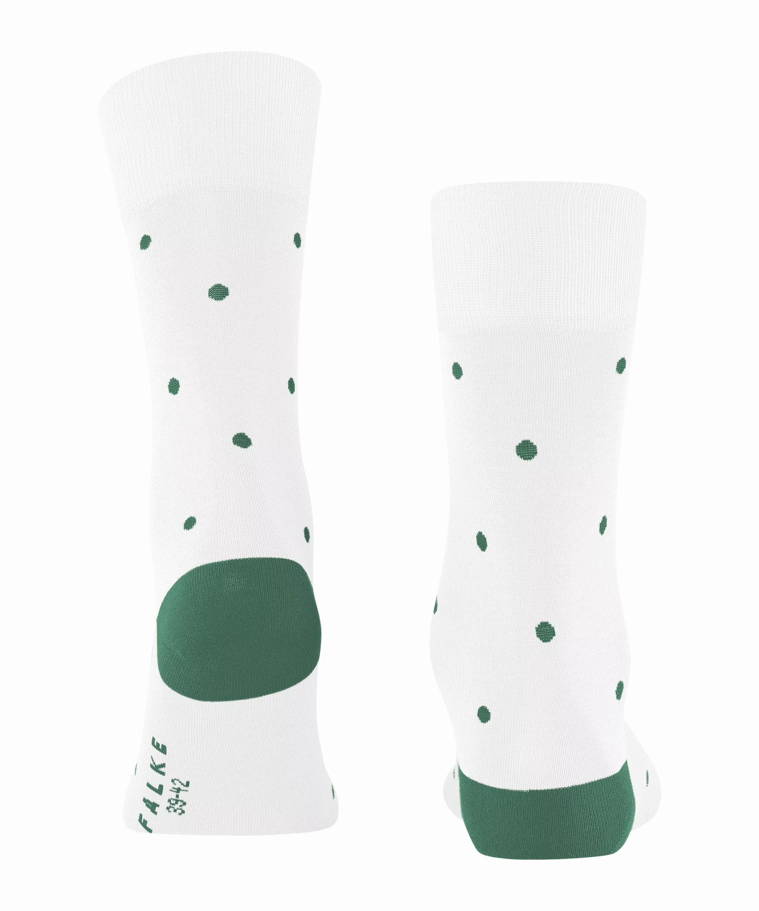 FALKE Dot Herren Socken, 39-42, Weiß, Punkte, Baumwolle, 13269-200002 günstig online kaufen