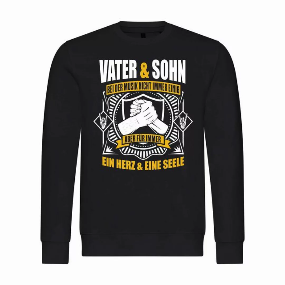 deinshirt Rundhalspullover Herren Pullover Vater und Sohn ein Herz und eine günstig online kaufen