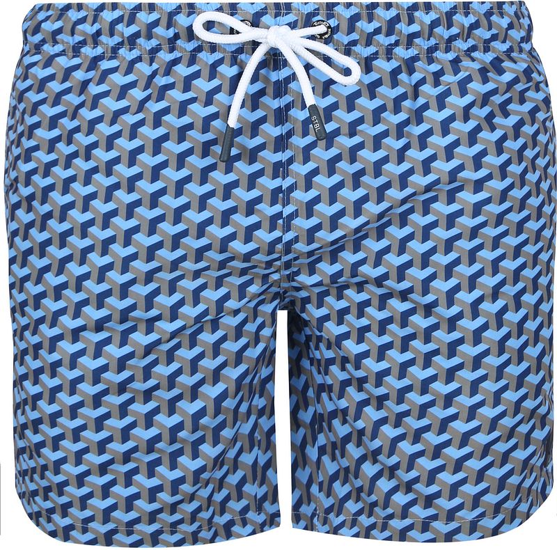 Suitable Badeshorts Druck Navy - Größe XL günstig online kaufen