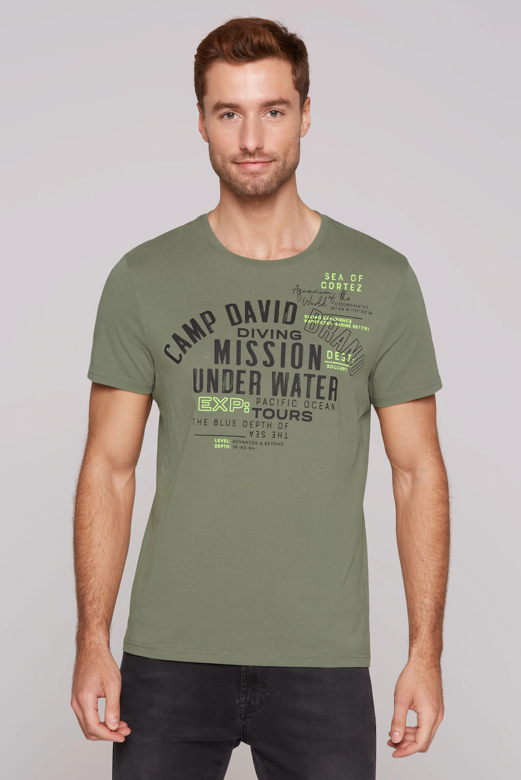 CAMP DAVID Rundhalsshirt, aus Baumwolle günstig online kaufen