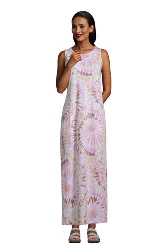 Maxi-Strandkleid Gemustert, Damen, Größe: XS Normal, Blau, Baumwolle, by La günstig online kaufen