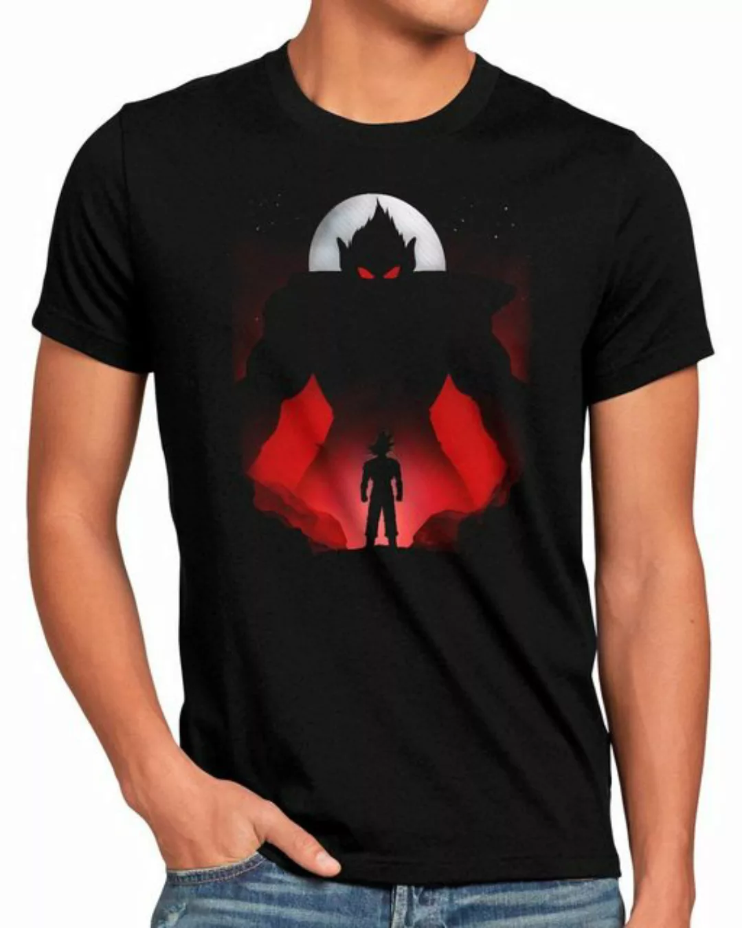style3 Print-Shirt Herren T-Shirt Oozaru Battle super dragonball z gt songo günstig online kaufen