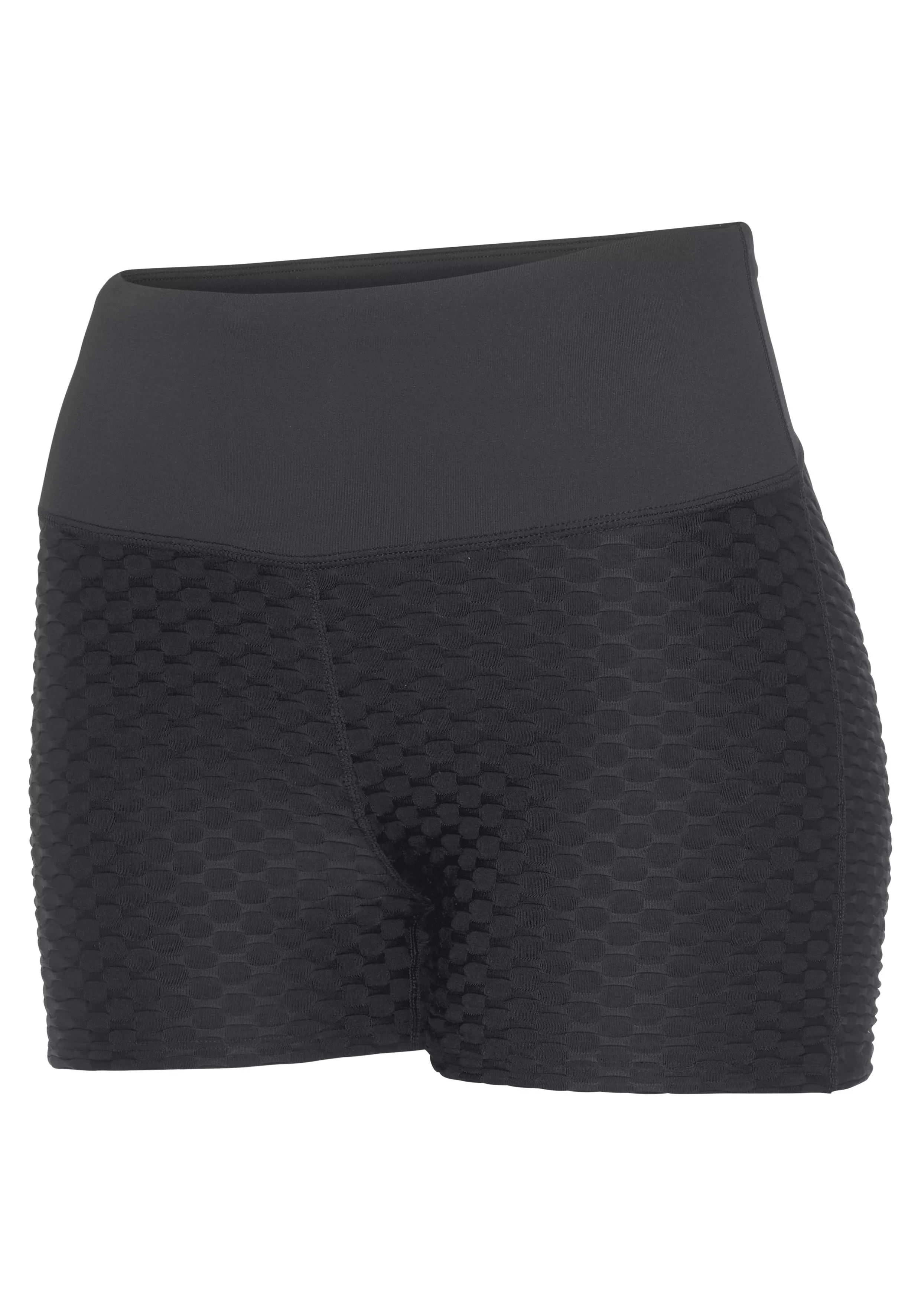 Vivance active Shorts "-Kurze Hose", mit breitem Bund und Wabenoptik günstig online kaufen