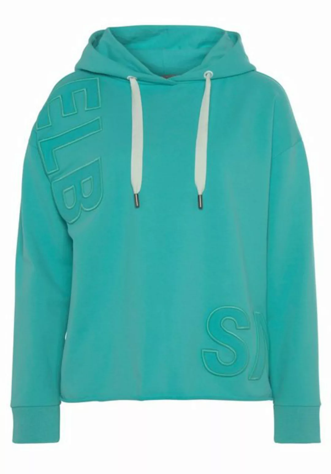 Elbsand Kapuzensweatshirt Elgin mit Logostickerei, lockerer Hoodie aus elas günstig online kaufen