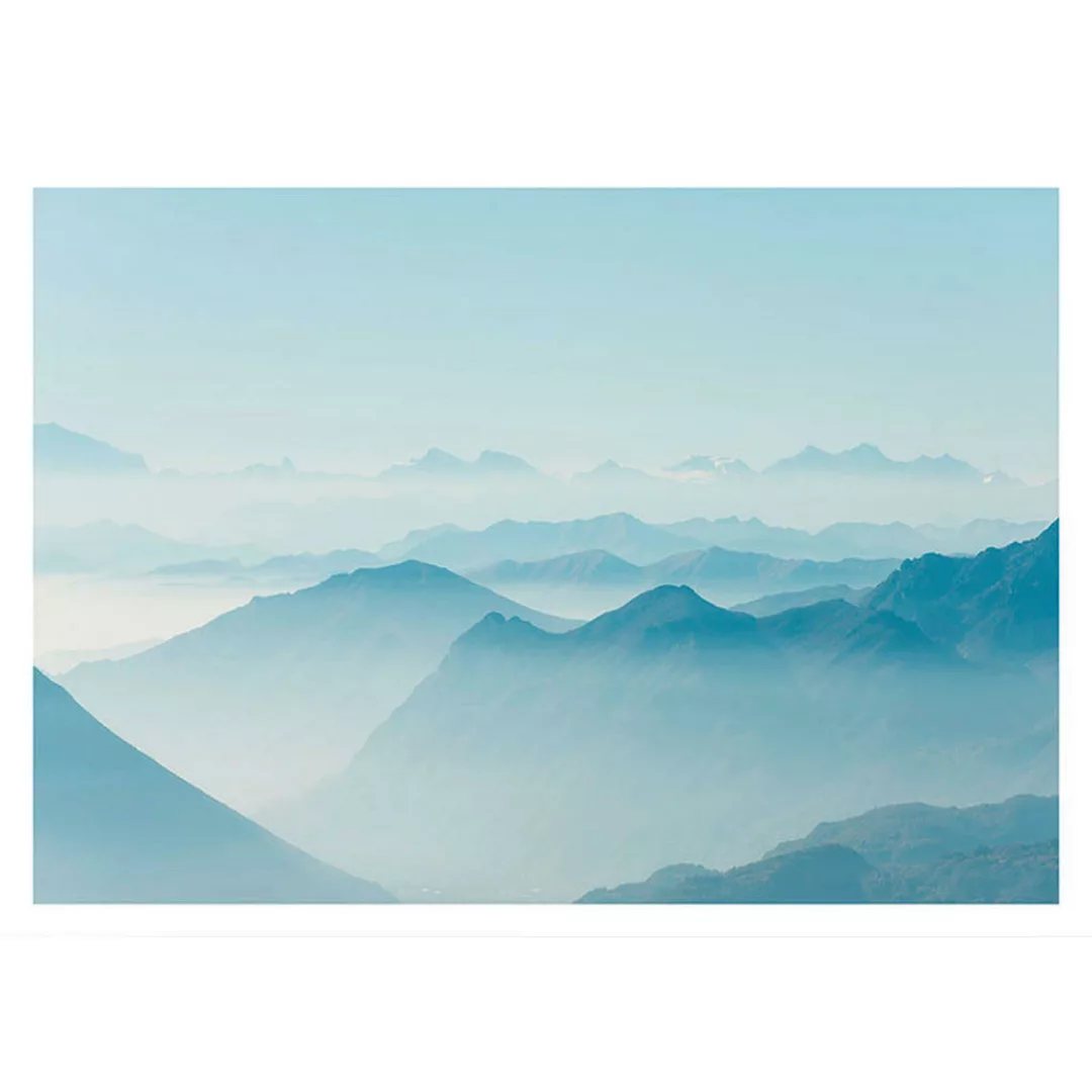 Komar Wandbild Mountains View Berge B/L: ca. 40x30 cm günstig online kaufen