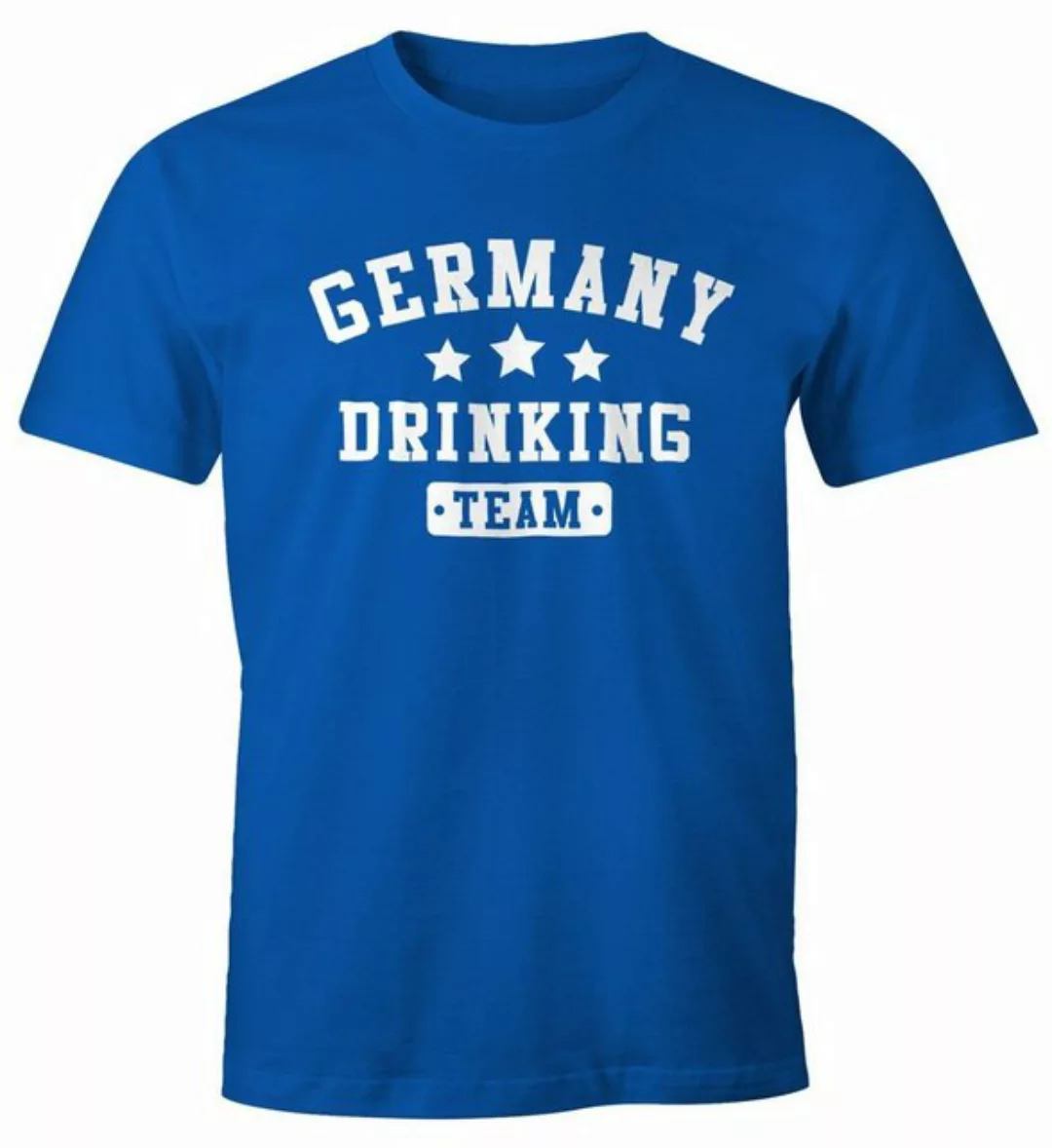 MoonWorks Print-Shirt Herren T-Shirt Germany Drinking Team Bier Fun-Shirt M günstig online kaufen