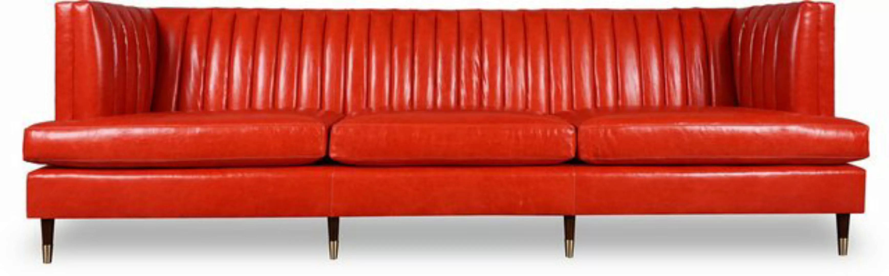 Xlmoebel Sofa US Chesterfield Ledersofa für Restaurants und Clubs - Sitzban günstig online kaufen