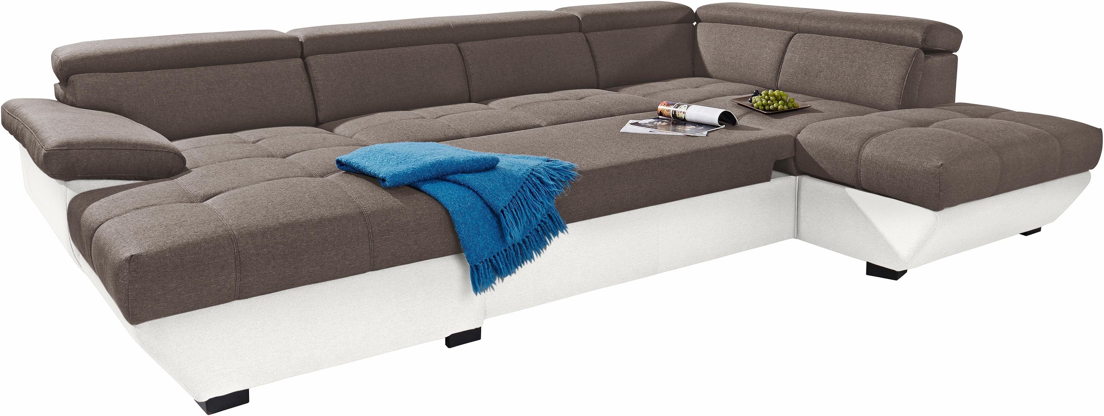 COTTA Wohnlandschaft Speedway U-Form, mit Kopfteilverstellung, günstig online kaufen