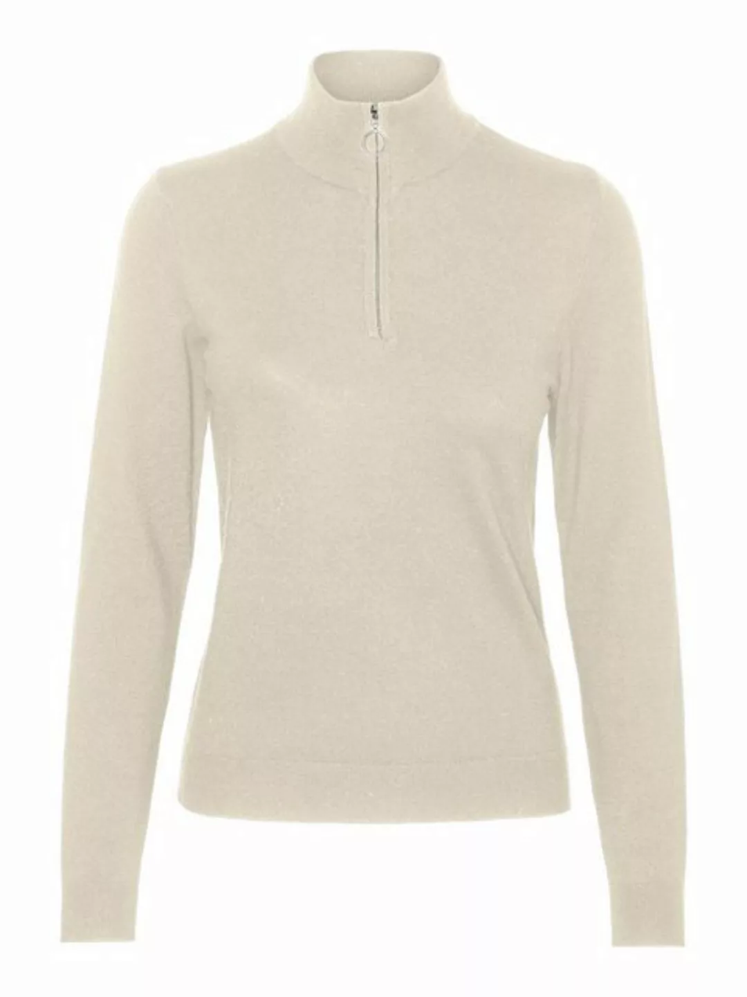 Vero Moda Stehkragenpullover VMHAPPINESS LS HIGHNECK ZIP PULL GA BOO günstig online kaufen