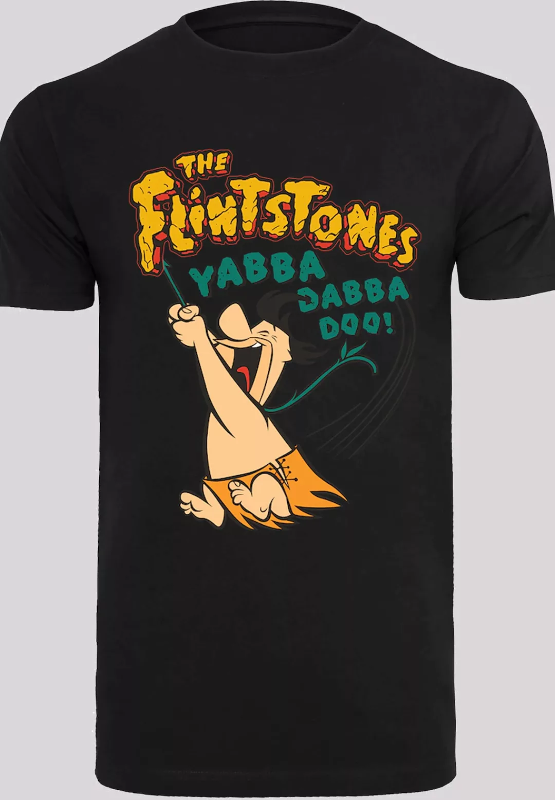 F4NT4STIC Kurzarmshirt "F4NT4STIC Herren Fred Yabba Dabba Doo with T-Shirt günstig online kaufen