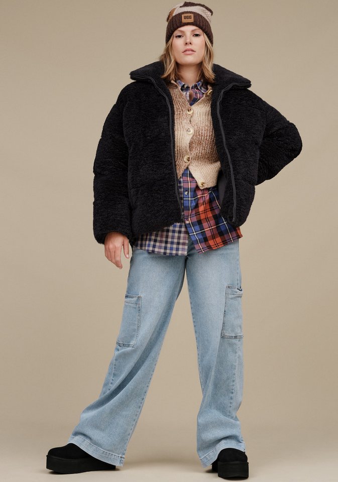 UGG Plüschjacke W EMMALYN UGGFLUFF PUFFER JACKET mit Stehkragen günstig online kaufen