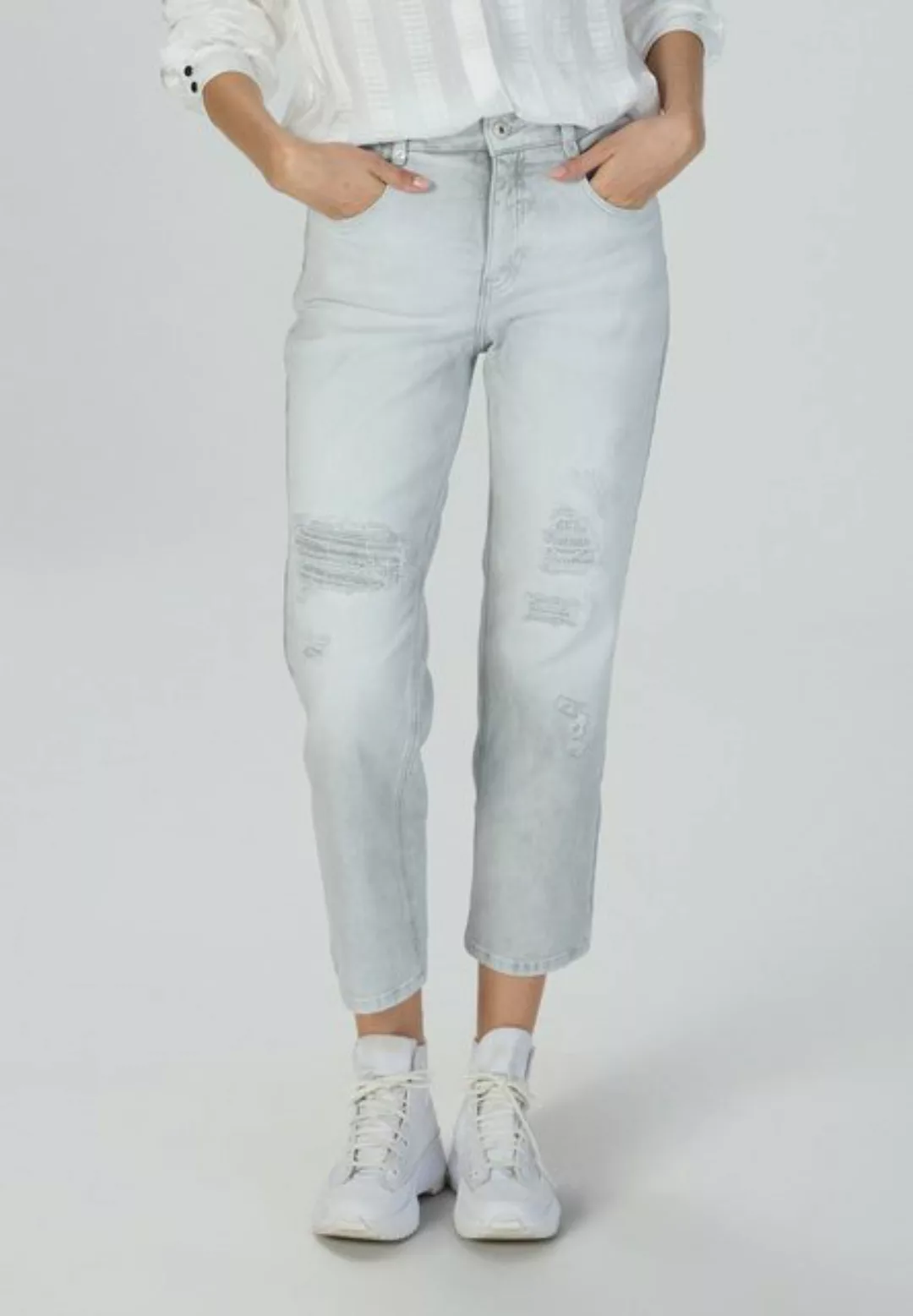 MARC AUREL Weite Jeans Grey Denim mit Schmuck günstig online kaufen