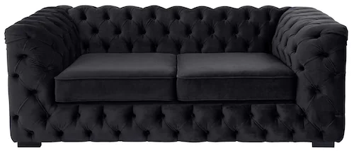 Home affaire Chesterfield-Sofa »Kalina«, mit klassischer Chesterfield-Knopf günstig online kaufen