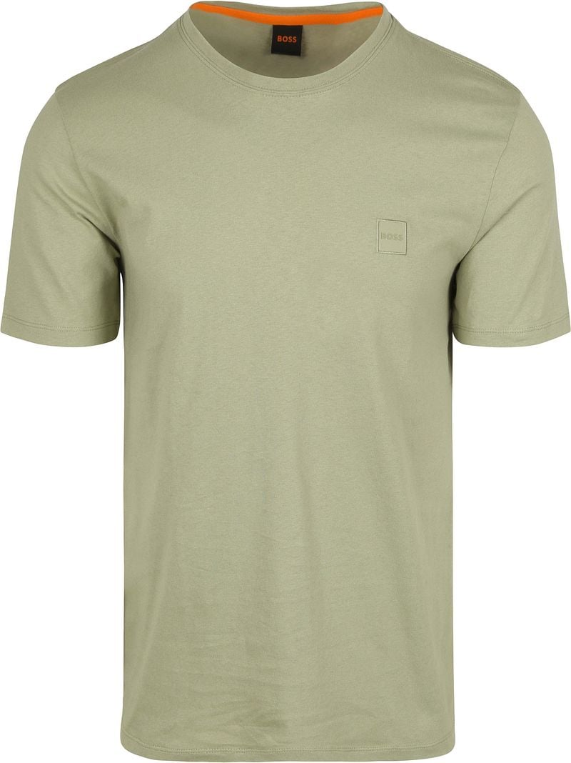 BOSS T-shirt Tales Open Grün - Größe XL günstig online kaufen