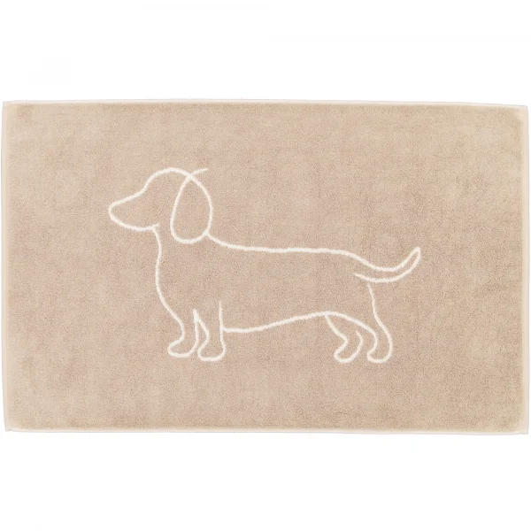 Cawö Badematten WE LOVE DOGS Companion 6248 - Farbe: natur/beige - 33 - 50x günstig online kaufen