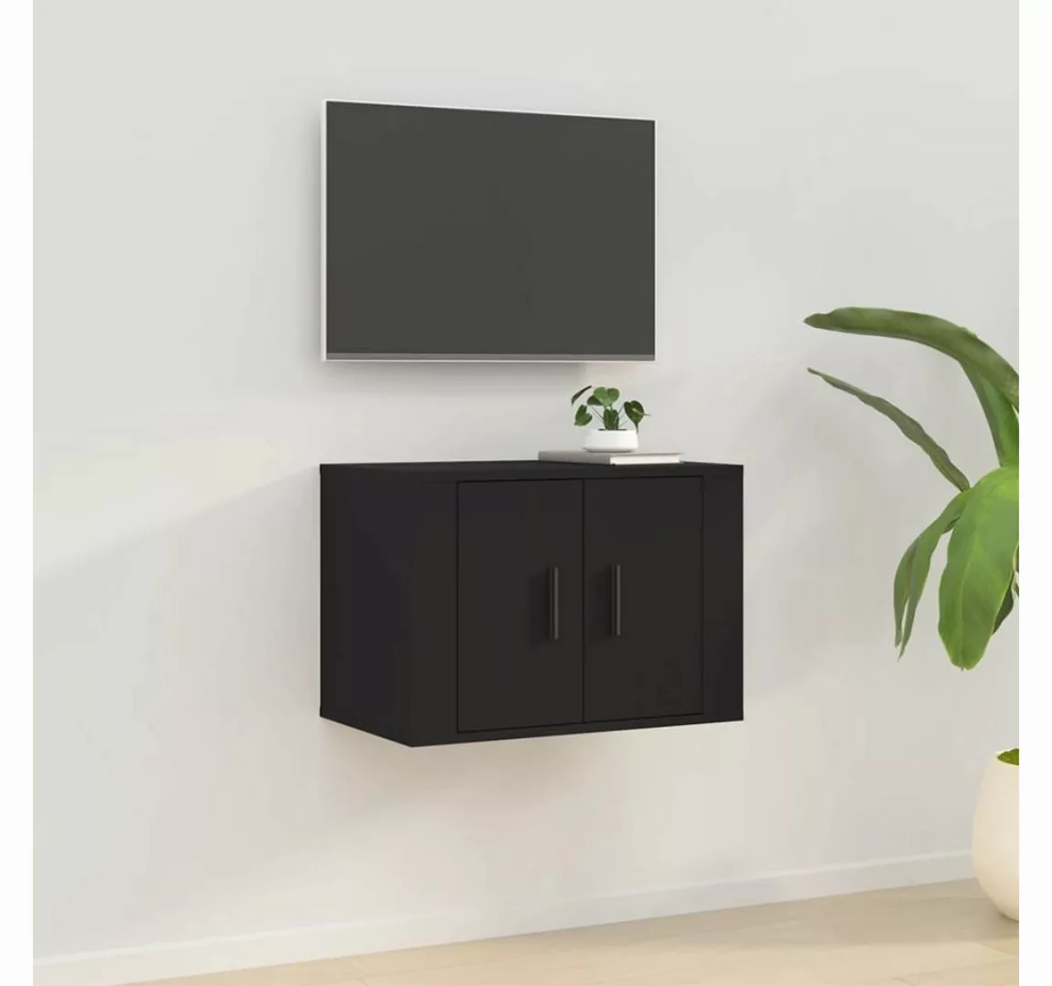 furnicato TV-Schrank TV-Wandschrank Schwarz 57x34,5x40 cm günstig online kaufen