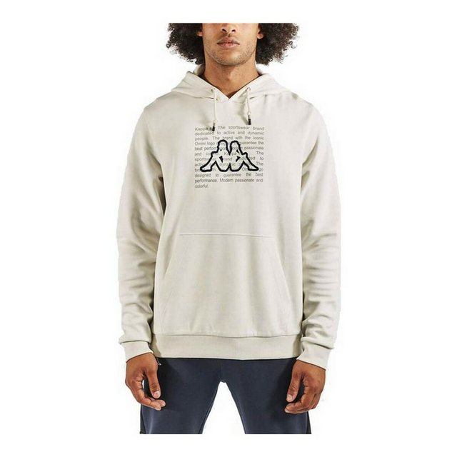 Kappa Sweater Herren Sweater mit Kapuze Kappa Iodeli Hellgrau günstig online kaufen