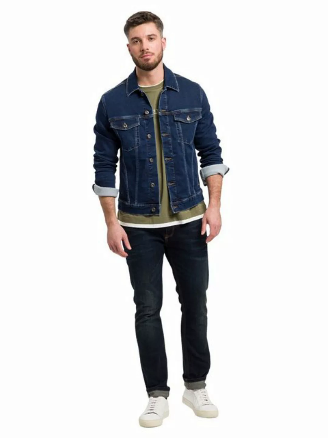 CROSS JEANS® Outdoorjacke DENIM JACKET mit Stretch günstig online kaufen