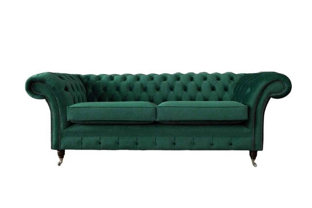 JVmoebel Sofa Chesterfield 3 Sitzer Polster Couch Sofa Textil Modern Stil S günstig online kaufen