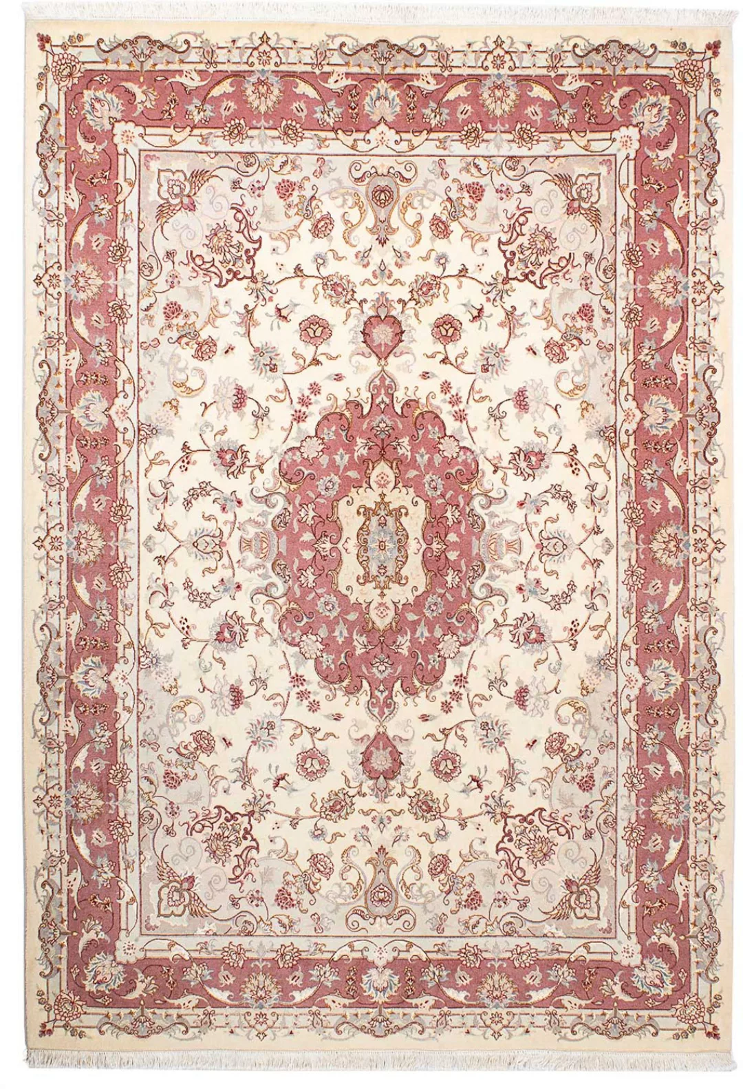 morgenland Orientteppich »Perser - Täbriz - Royal - 242 x 167 cm - beige«, günstig online kaufen