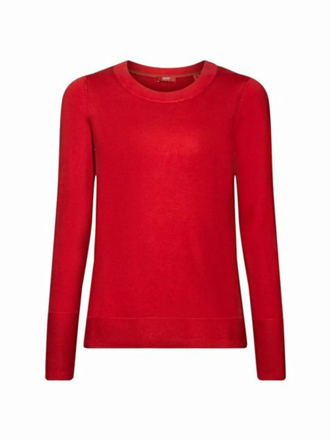 Esprit Rundhalspullover Fein gewebter Pullover günstig online kaufen
