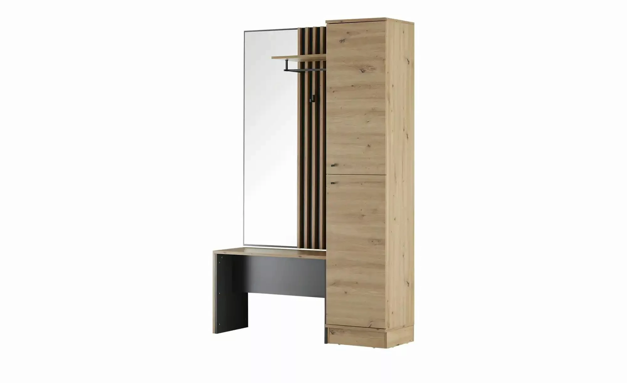 Kompaktgarderobe  Harmony ¦ holzfarben ¦ Maße (cm): B: 122 H: 190 T: 37.0 G günstig online kaufen