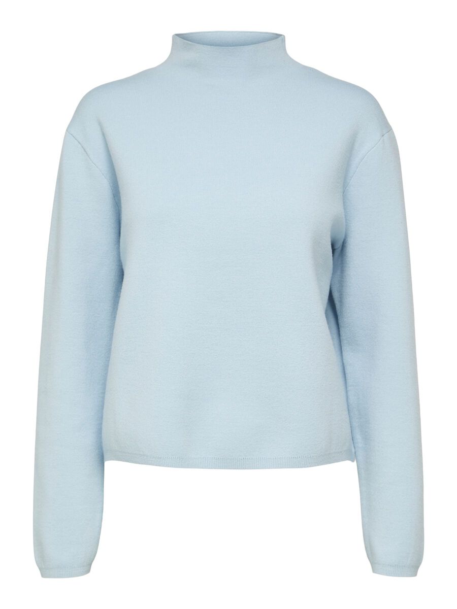 SELECTED Cropped Boxy Fit Pullover Damen Blau günstig online kaufen