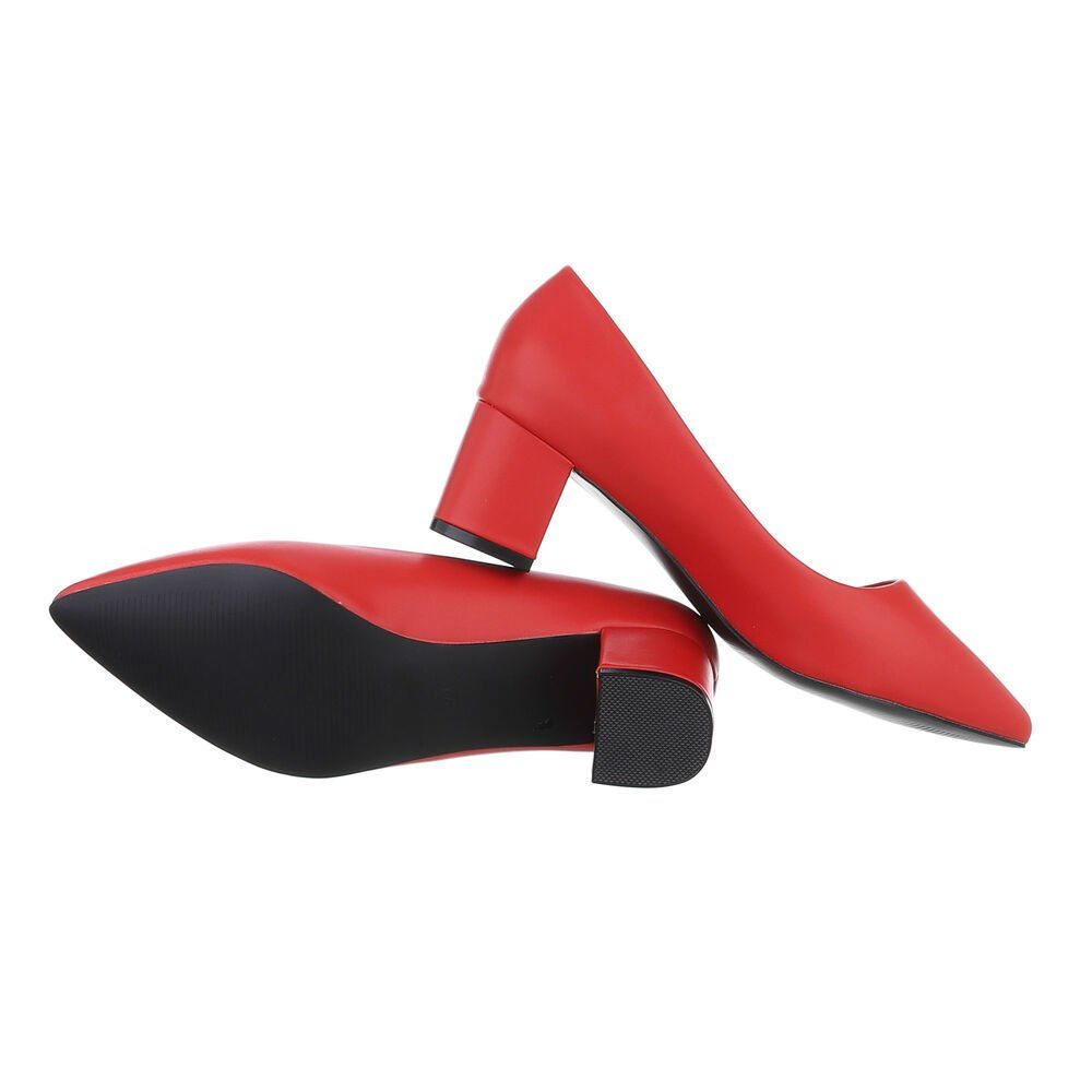 Ital-Design Damen Abendschuhe Elegant Pumps Blockabsatz günstig online kaufen