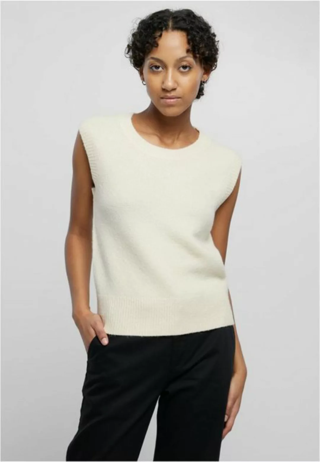URBAN CLASSICS Tanktop Ladies Knit Slipover Damen Pullunder günstig online kaufen