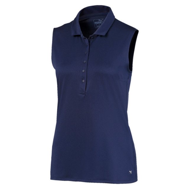 PUMA Poloshirt Puma Golf Polo Rotation Sleeveless Peacoat Damen günstig online kaufen