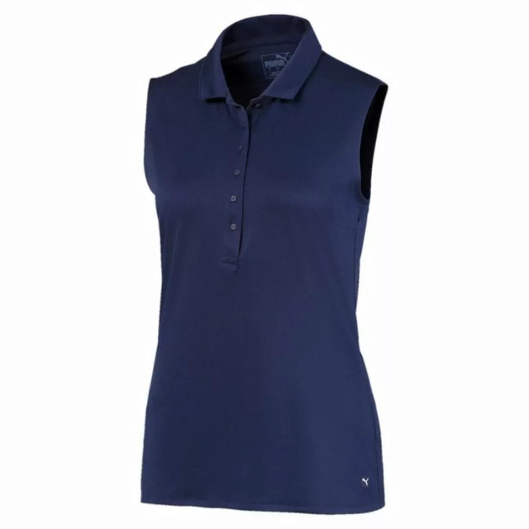 PUMA Poloshirt Puma Golf Polo Rotation Sleeveless Peacoat Damen M günstig online kaufen