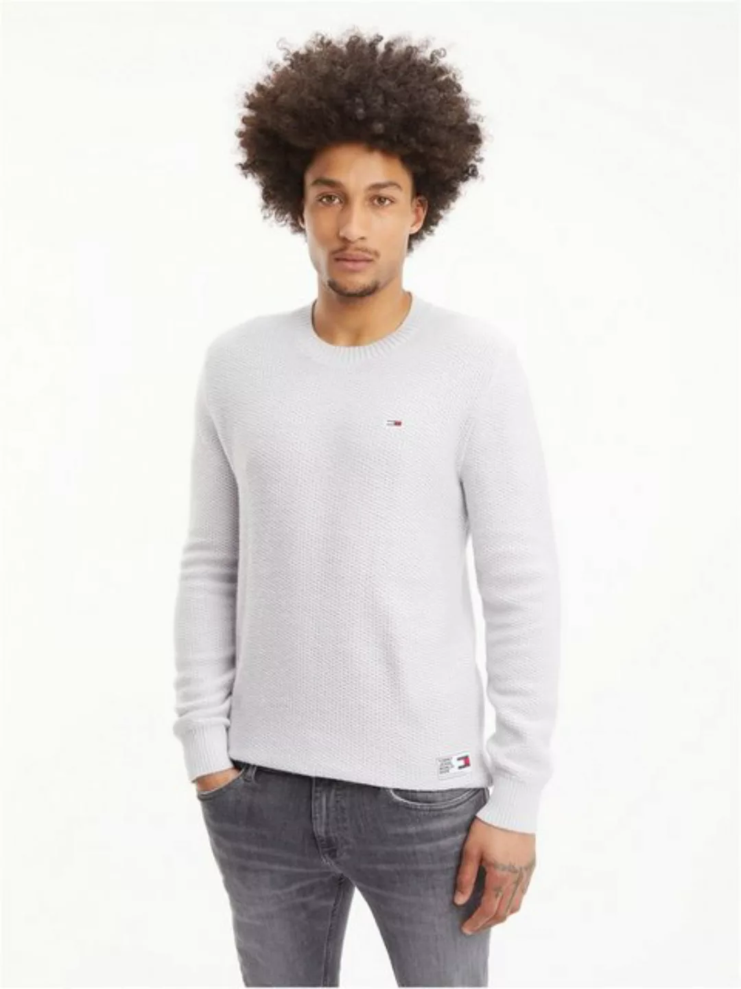 Tommy Jeans Strickpullover TJM REGULAR STRUCTURED SWEATER günstig online kaufen