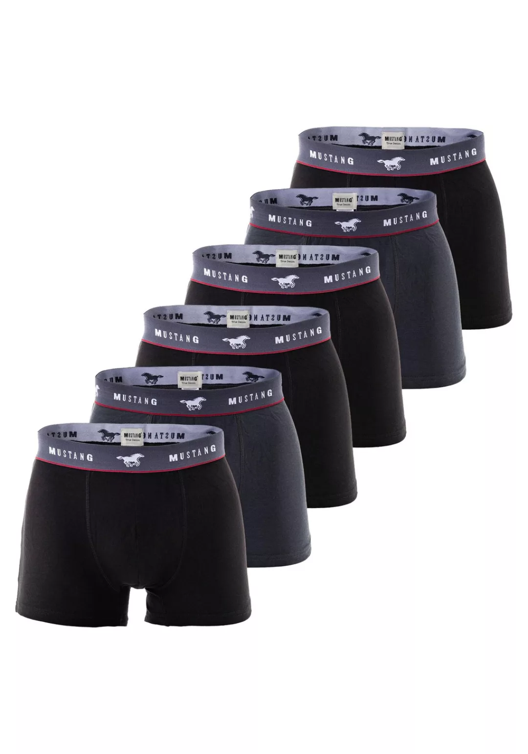 MUSTANG Boxershorts "Boxershort 6er Pack" günstig online kaufen