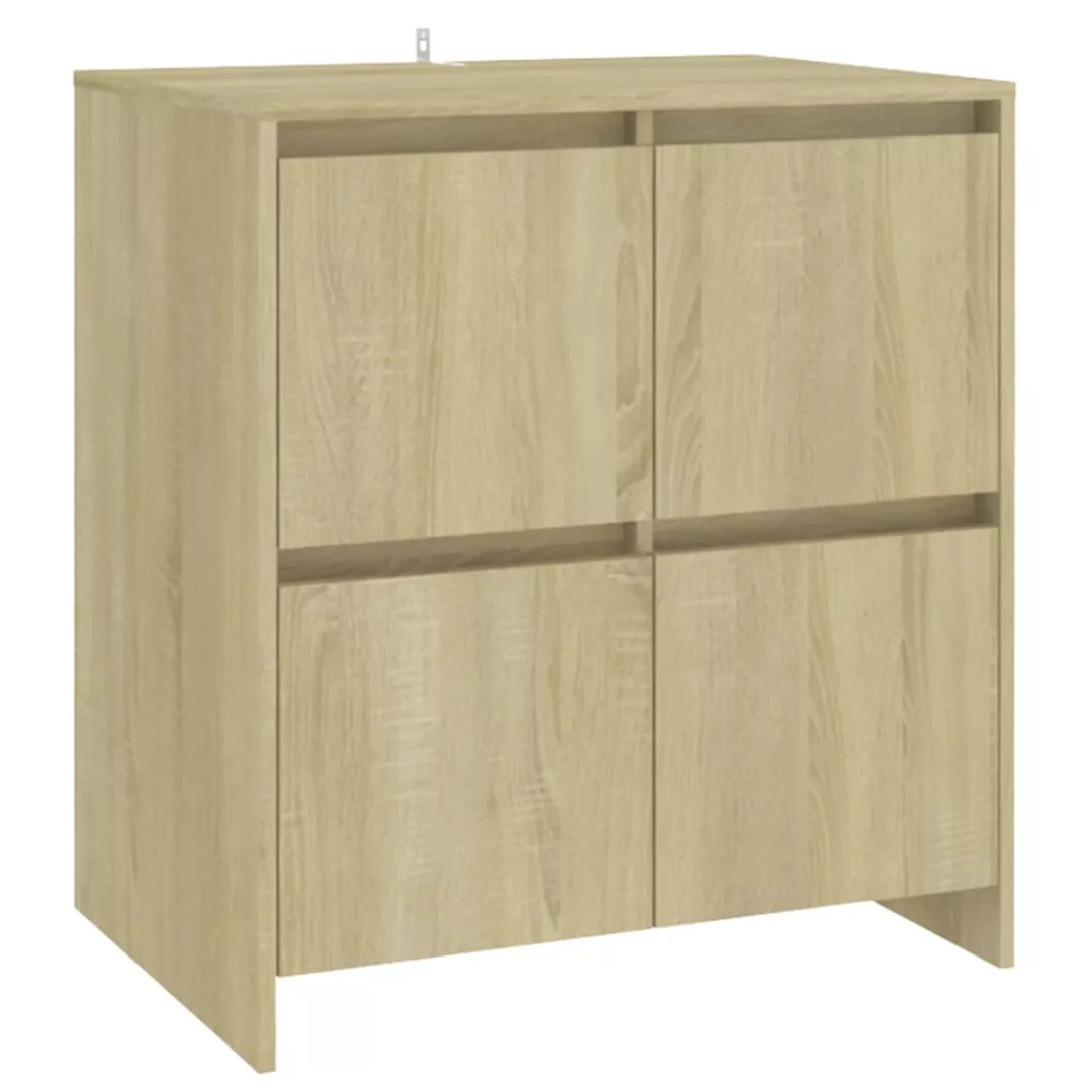 Sideboard Sonoma-eiche 70x41x75 Cm Spanplatte günstig online kaufen