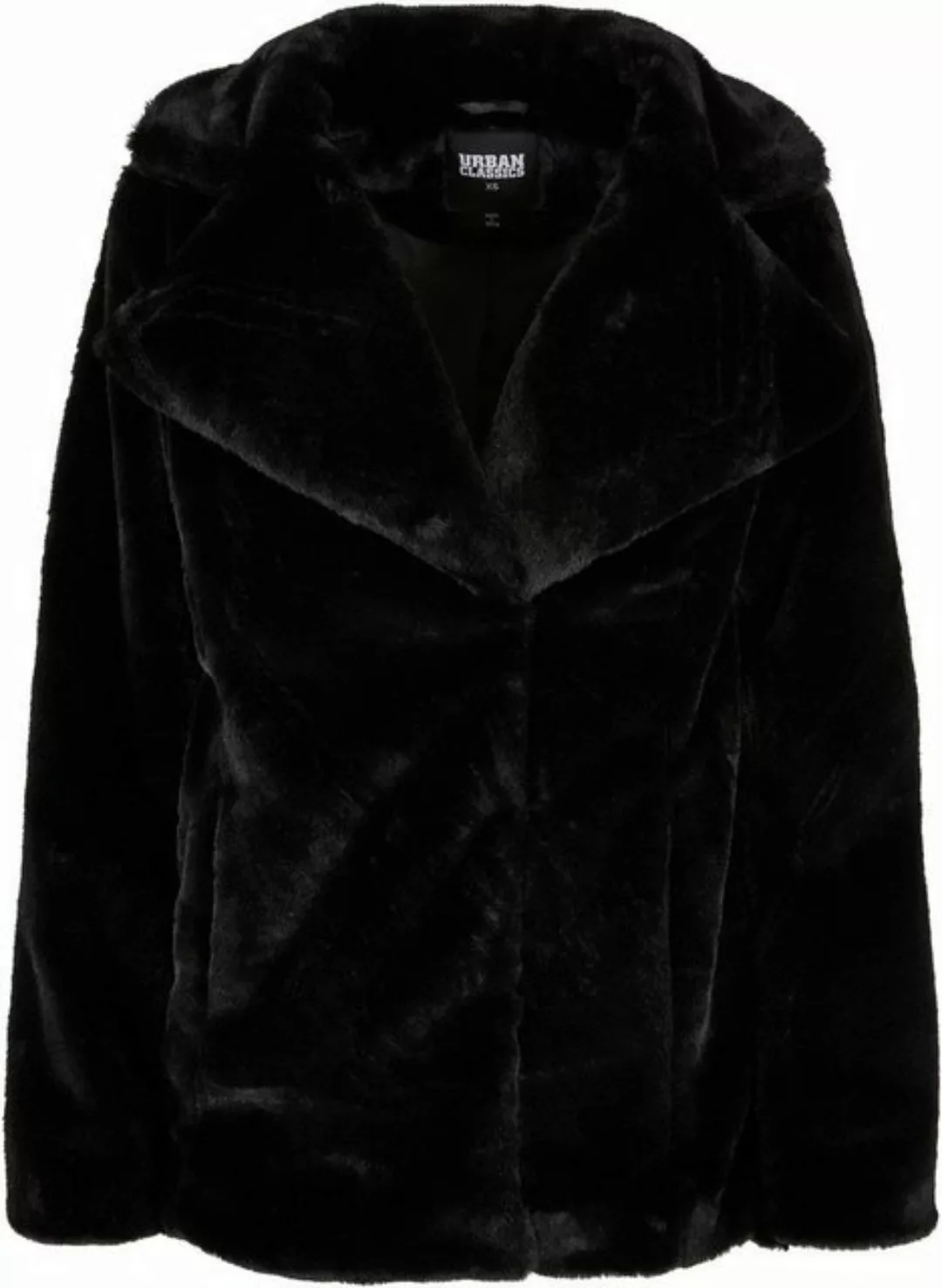 URBAN CLASSICS Winterjacke "Urban Classics Damen Ladies Sherpa Biker Jacket günstig online kaufen