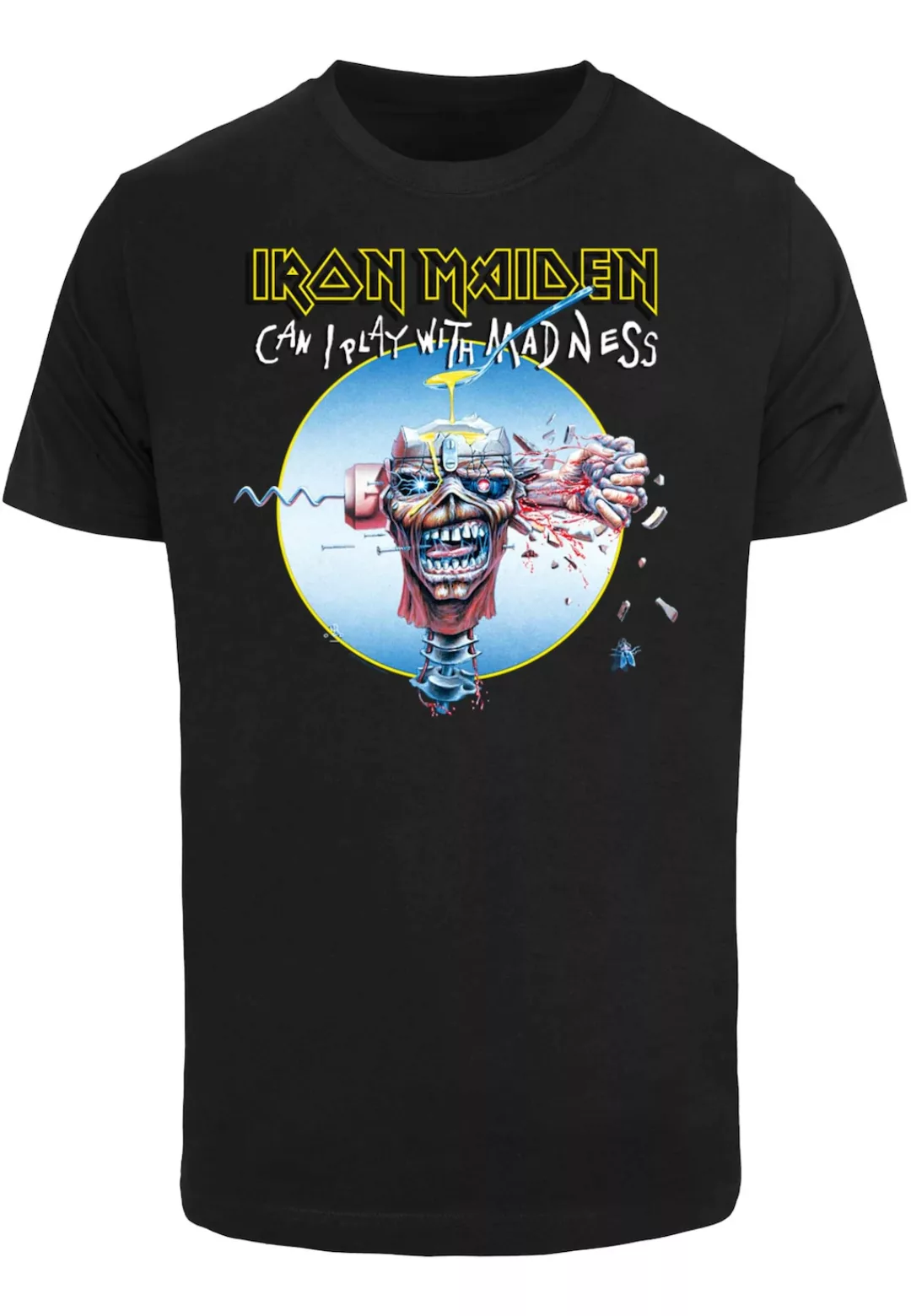 Merchcode T-Shirt "Merchcode Herren Iron Maiden - Madness T-Shirt Round Nec günstig online kaufen