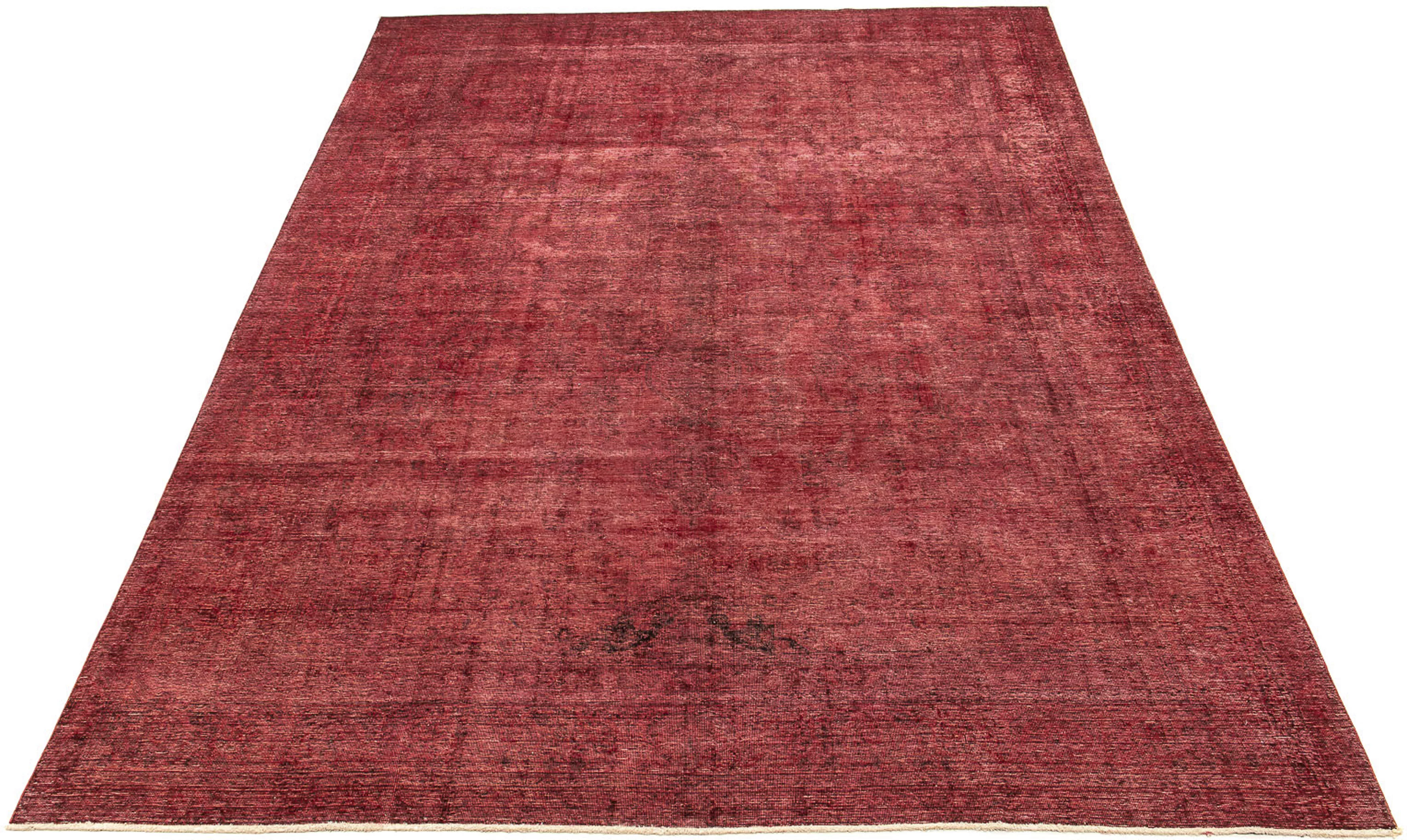 morgenland Teppich »Vintage - 401 x 302 cm - dunkelrot«, rechteckig, Wohnzi günstig online kaufen