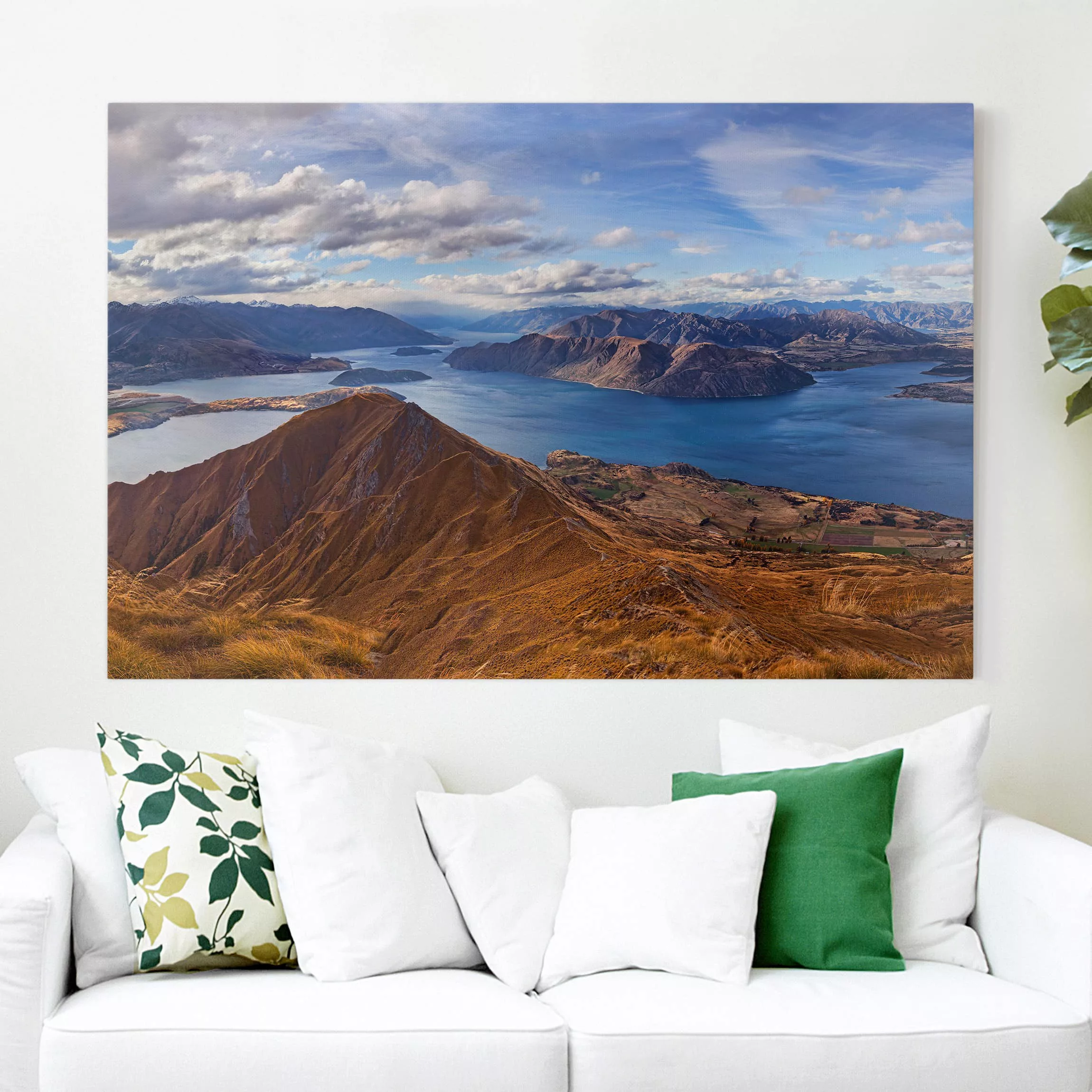 Leinwandbild Berg - Querformat Roys Peak in Neuseeland günstig online kaufen