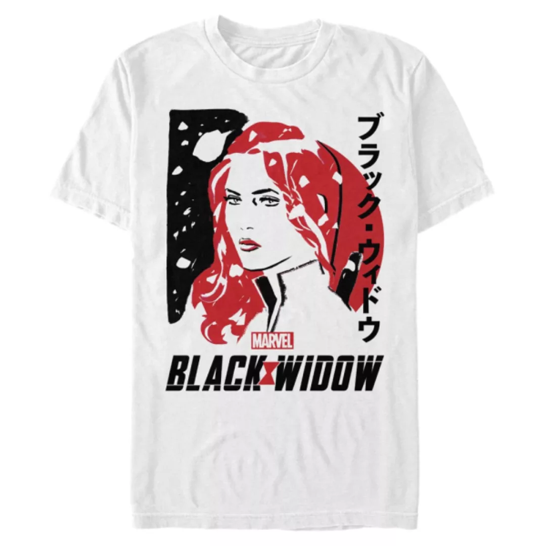 Marvel - Black Widow - Black Widow Drawn Widow - Männer T-Shirt günstig online kaufen