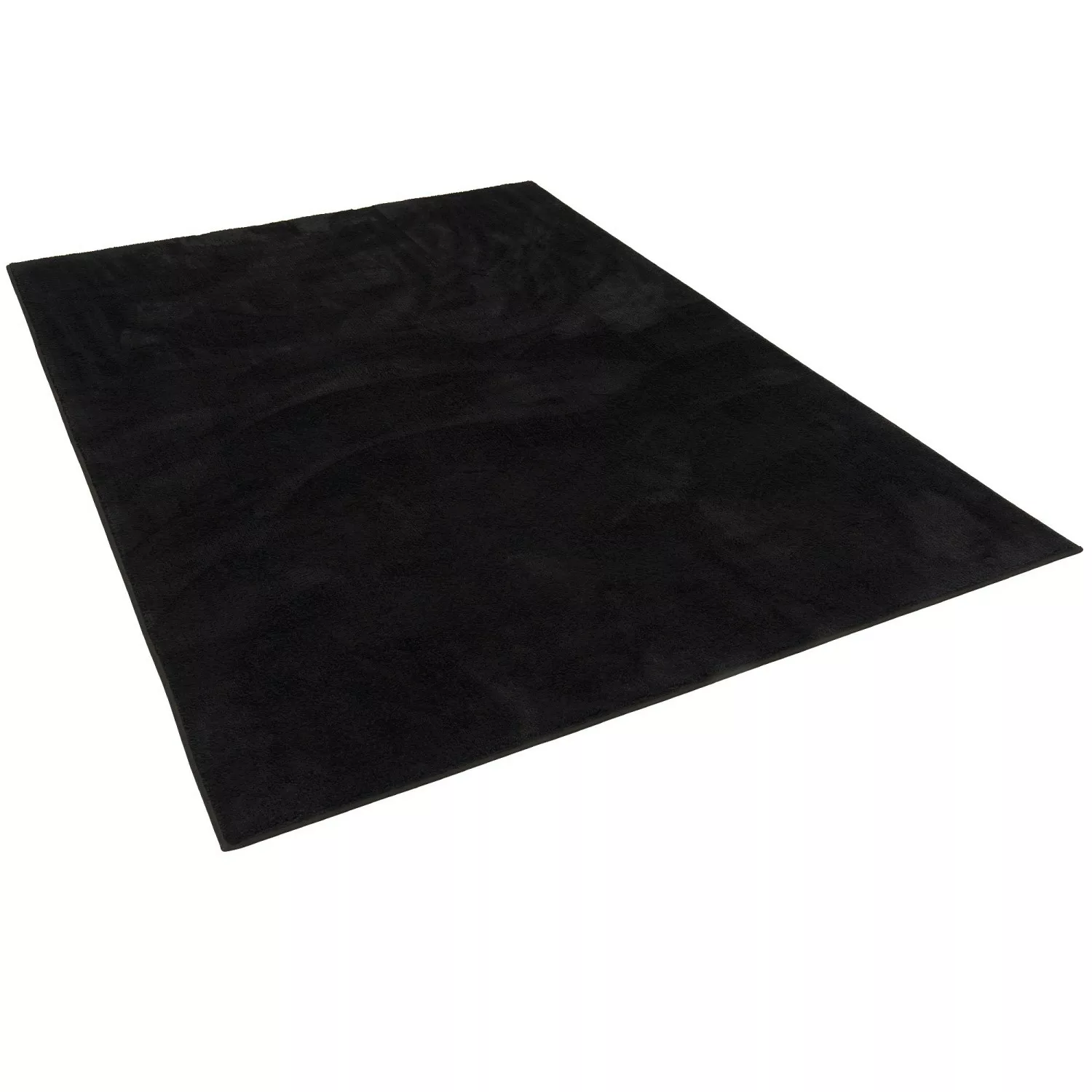 Pergamon Luxus Super Soft Hochflor Langflor Teppich Melia Schwarz 200x290cm günstig online kaufen