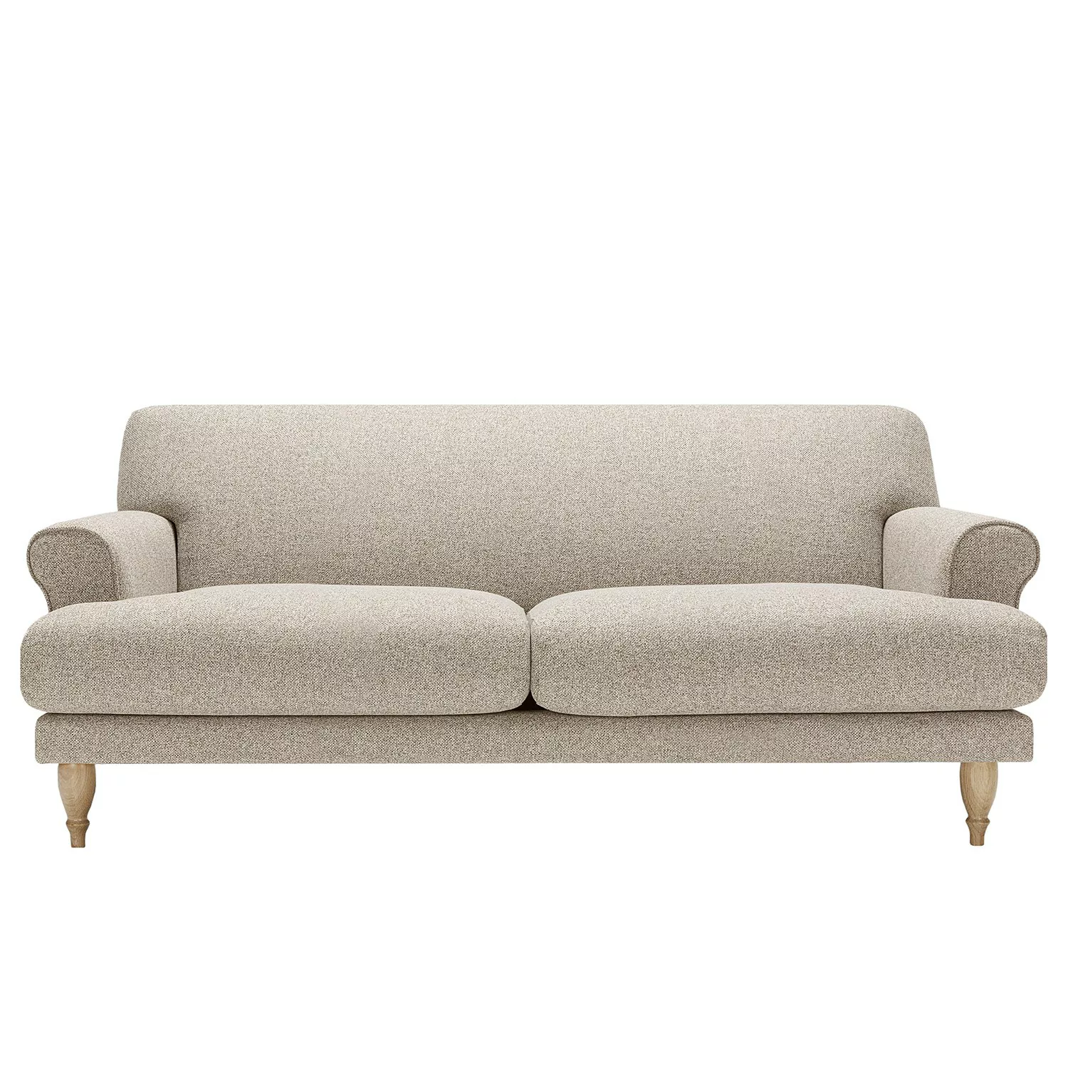 LOVI Sofa "Ginger", 2-Sitzer, Füße in Eiche natur, Sitzunterfederung mit Po günstig online kaufen