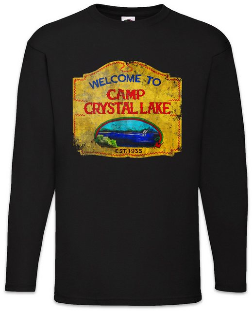 Urban Backwoods Langarmshirt Camp Crystal Lake Vintage Sign Langarm T-Shirt günstig online kaufen