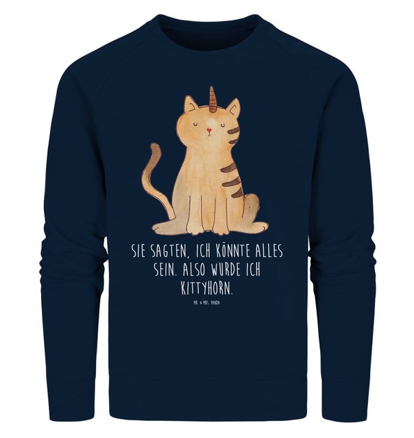 Mr. & Mrs. Panda Longpullover Größe S Einhorn Katze - French Navy - Geschen günstig online kaufen