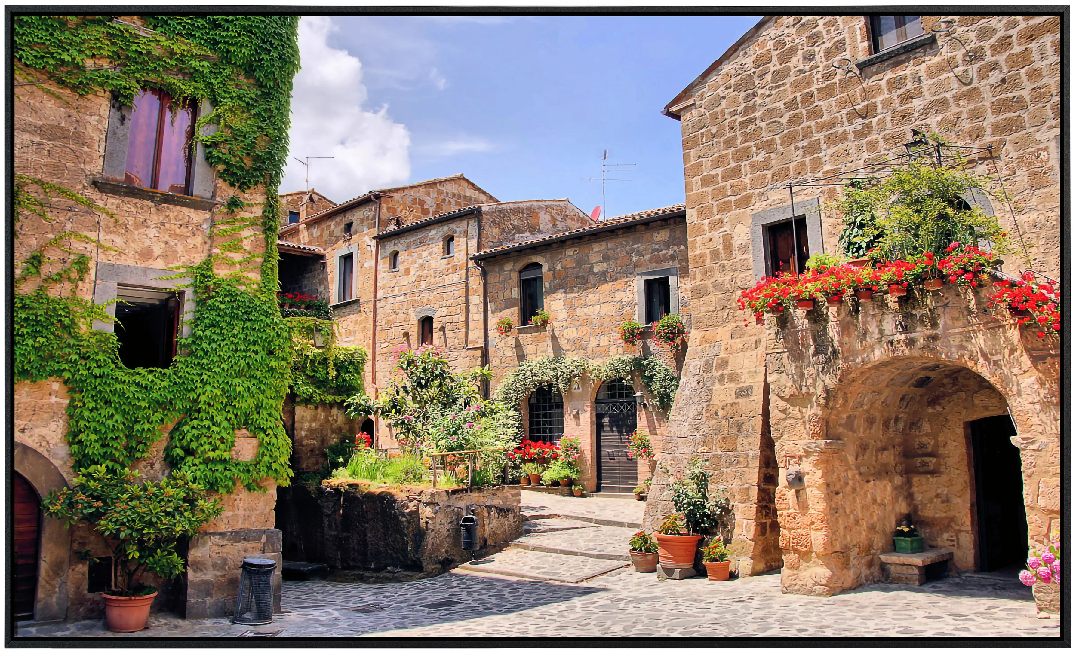 Papermoon Infrarotheizung »Italienisches altes Dorf« günstig online kaufen