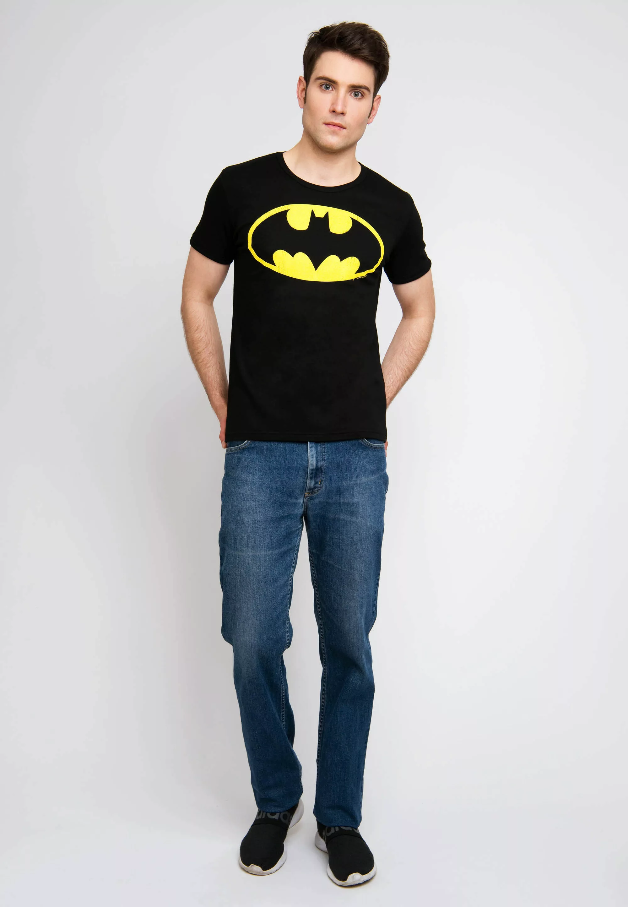 LOGOSHIRT T-Shirt "DC - Batman Logo", mit Batman-Logo günstig online kaufen