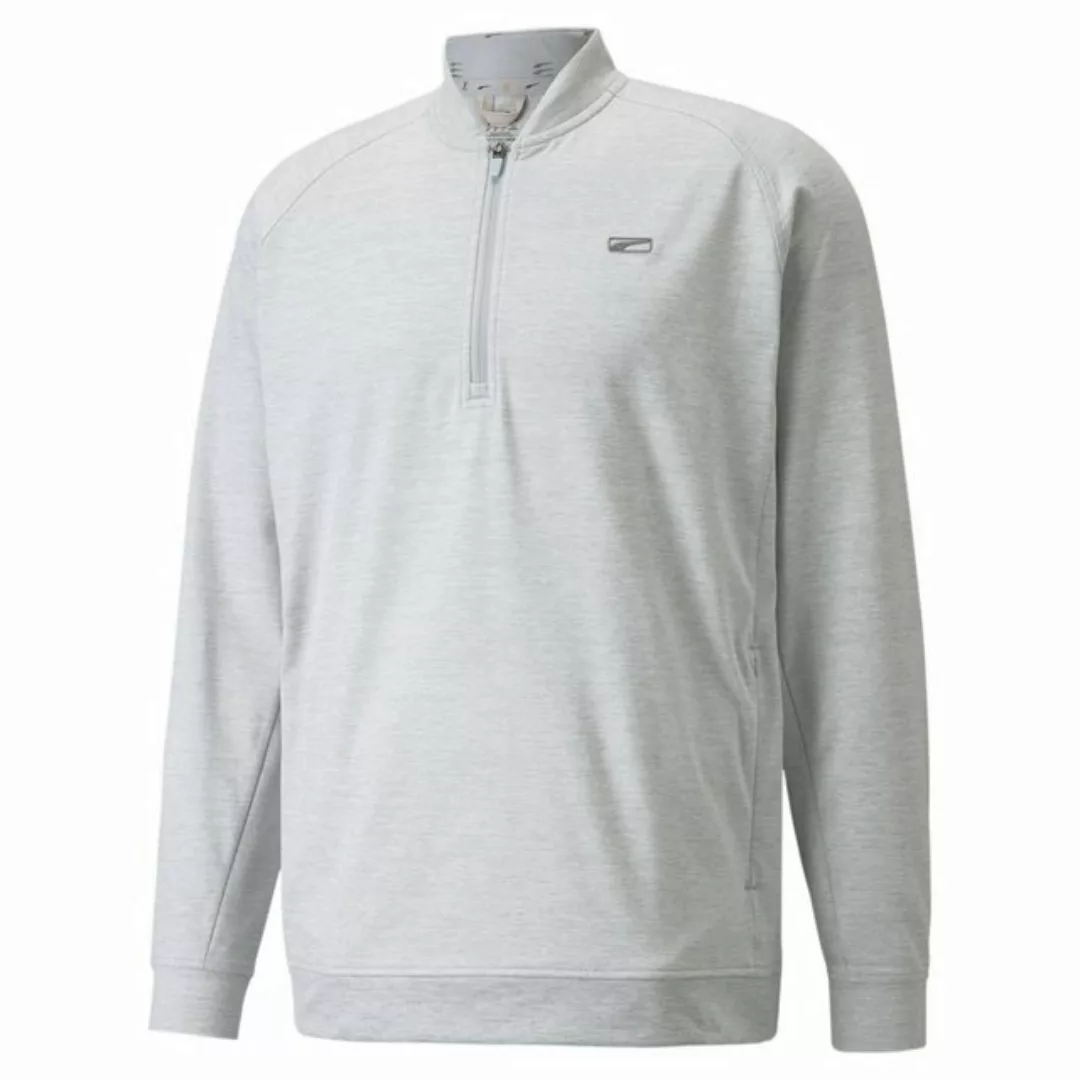 PUMA Longsweatshirt Puma Golf Layer Cloudspun Moving Day 1/4 Zip Grau Herre günstig online kaufen