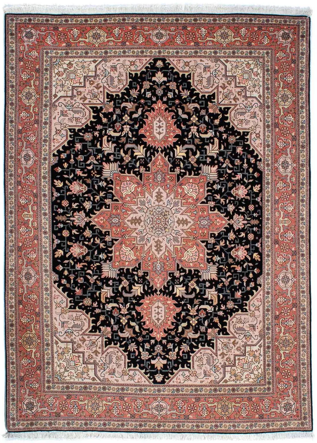 morgenland Wollteppich »Täbriz - 50 Raj Medaillon 201 x 149 cm«, rechteckig günstig online kaufen